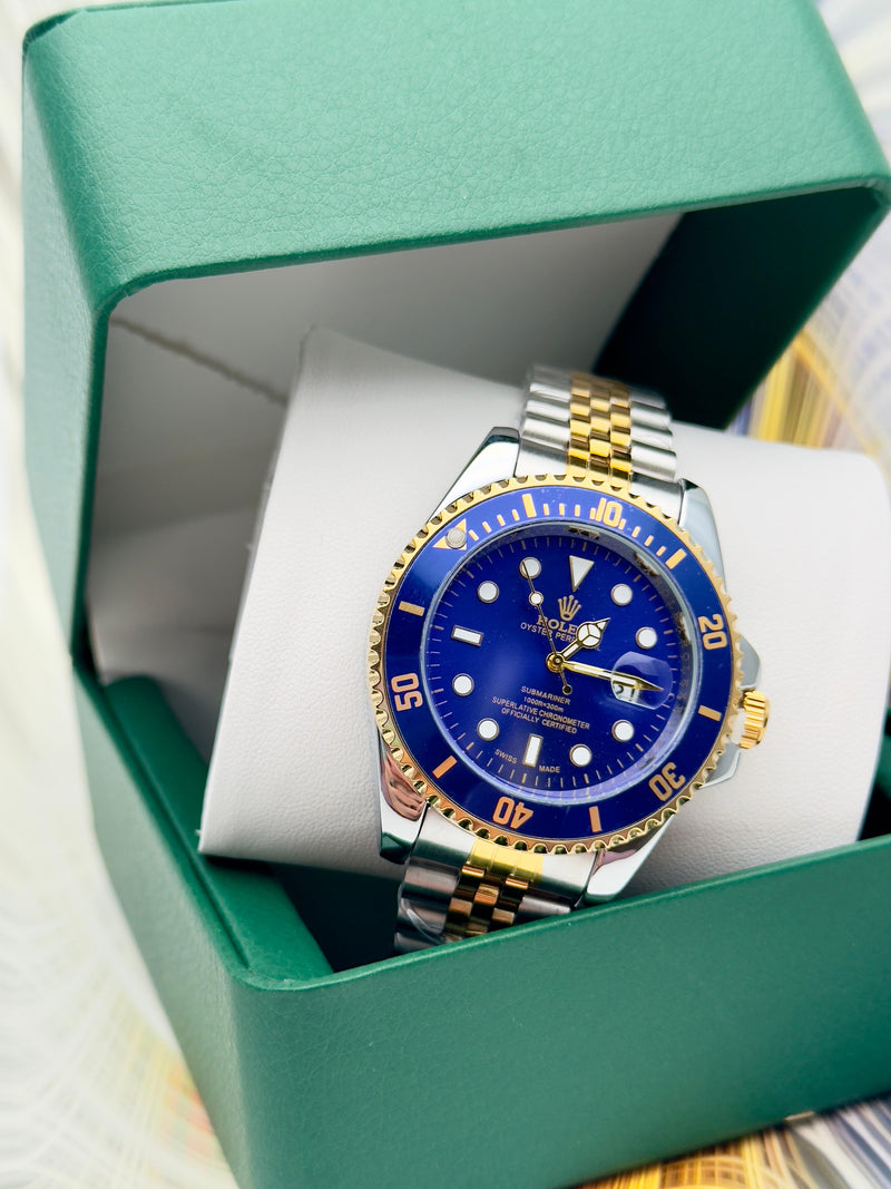 RELOJ ROLEX SUBMARINER PULSO TRENZADO